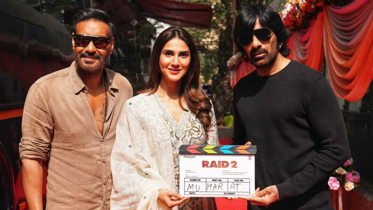 Vaani Kapoor begin for filming the `Raid 2` opposite Ajay Devgn 6 jan 2024